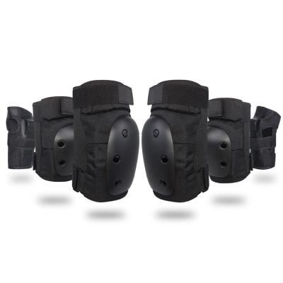 China Adjustable Straps and Quick Recycling Built-in Guard Elbow Knee Pads Release Buckle 6pcs/set Bicycle Scooter Roller Skating Skateboard Wrist Guard for sale