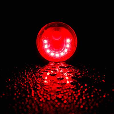 China Red Light Reminder Light Bicycle Side Lamp Warning LED Trasera de luz bicicleta 5v Recharge Cycle Cycling Saddle Light Bike Rear Light for sale