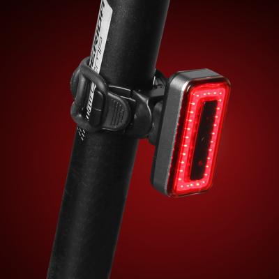 China 120lumen Super Bright Red COB Bicycle Alarm Rear Taillight Safety Warning Lights USB Rechargeable Bicycle Tail Light for sale