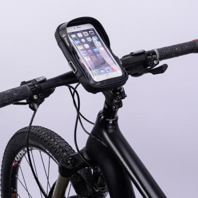 China 100% Motorcycle Bike Bicycle Handlebar Waterproof Adjustable Anti-shake Waterproof Mount Phone Holder For Phone for sale