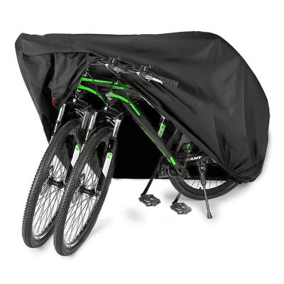 China Custom Logo 210D Waterproof Bicycle Covers For All Bicycles Outdoor Waterproof Rain Dust Wind UV Proof Bike Cover With Keyhole for sale