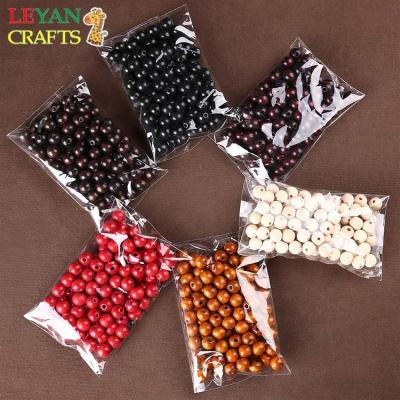 China Jewelry Making Wholesale Custom 4mm to 50mm Unfinished Natural Log Beads Wooden Beads for Jewelry Making for sale