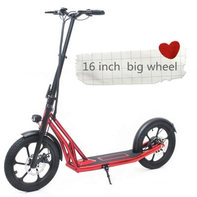 China New 16 Inch Fashion Design Folding 2 Wheels 36V 350W Unisex Motor For Adult Scooter Electric Bicycle for sale