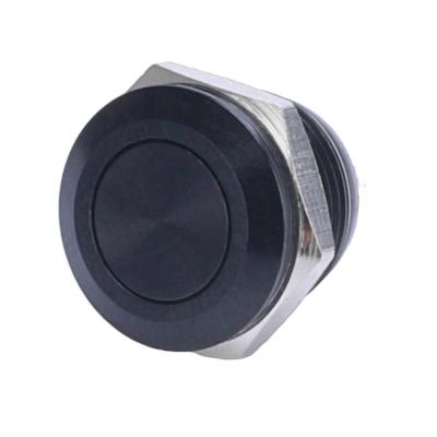 China 12mm Super Short Mini NO Momentary Black Housing Micro Push Button Switch Normally Open 22mm for sale