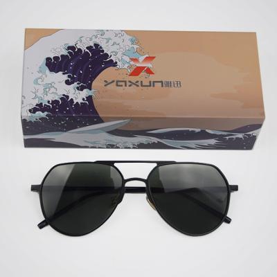 China Custom Fashion Sunglasses Logo Acetate Men Shape To USA Trendy Sunglasses Women Fashion for sale