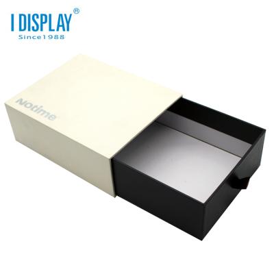 China Recyclable Custom Gift Cardboard Drawer Paper Box Packaging With Fancy Hardware for sale