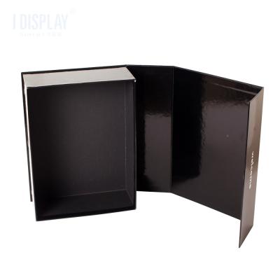 China Magnetic Recycled Flip Materials Clothes Paper Box Luxury Thick Solid Paper Custom Shoe Box for sale