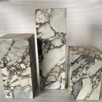 China New Arrival Modern Galaxy Blue Marble Pedestal Brackets for sale