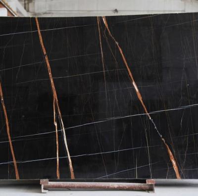 China Tunisia Modern Black Marble, Saint Laurent Marble, Sahara Noir Marble for sale