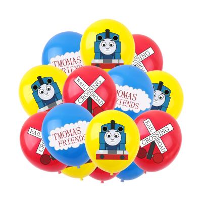 China Thomas and Friends Latex Theme Birthday Balloons Party Decorations Thomas and Friends Printed 12 Inch Latex Balloons Party Supplies for sale