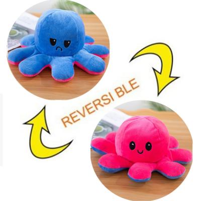 China Wholesale 40cm Cute Soft Plush Stuffed Reversible Octopus Plush Toy for sale