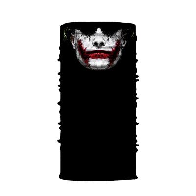 China Skull Joker Halloween multifuntional wholesale outdoor peach cycling magic seamless bandana for sale