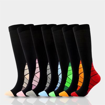 China Wholesale Breathable Running Cute Compression Socks Sport Compression Outdoor Cycling Adult Unisex Stockings for sale