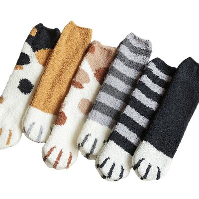 China Hot Selling Fuzzy Cat Floor Socks - Cute Cute Protection for sale