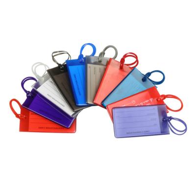 China PVC Pantone Colors Rubber Material Luggage Tag, Custom Personality PILOT High Quality Soft PVC Luggage Tag for sale