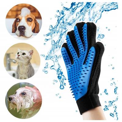 China Viable Wholesale Promotional Gift For Pet Multifunctional Cat Dog Grooming Glove Brush Pet Hair Remover Glove Pet Wash Glove for sale