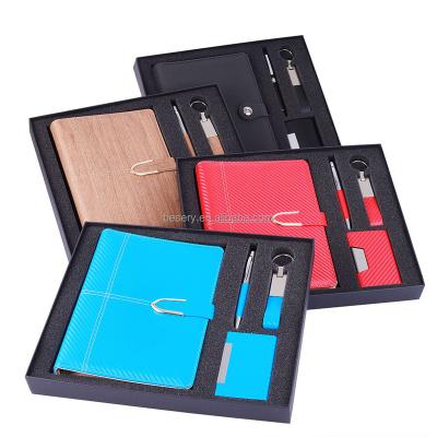 China Wholesale Luxury Office Business Gift Sets Corporate Notebooks With Pens Usb Card Case U-Disk Gifts Corporate Set for sale