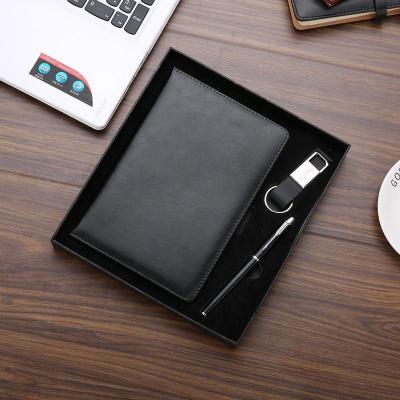 China Low Moq Luxury Customized Advertising Souvenir Pen Usb Business Card Case Notebook Gift Set For Office Corporate Gift Set for sale