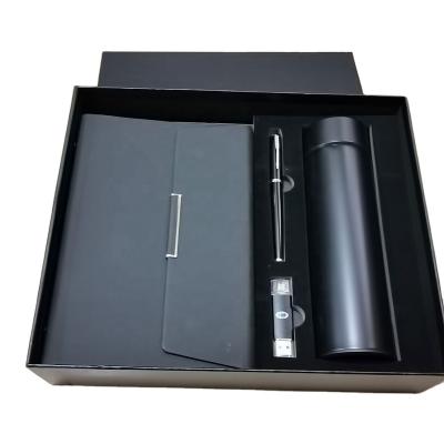 China Luxury Corporate Promotional Office Gift Business Gift Leather Notebook Gift Set for sale