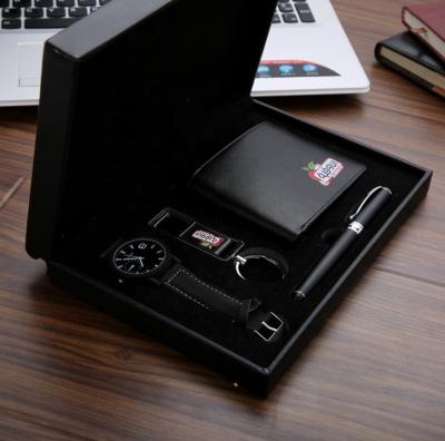 China Agriculture Wholesale Gift Set Watch Wallet Gift Set Customized Logo Gift Set for sale