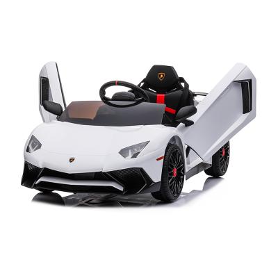 China Ride on licensed toy 2021 Lamborghini kids electric car toys for kids to drive TD931 for sale