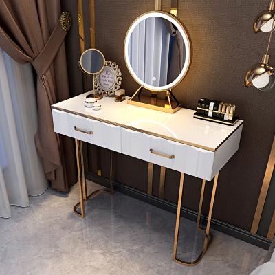 China Other) 2021 Hot Sale Modern Design Living Room Bedroom Makeup Table Direct (Factory Adjustable Touching LED Mirror for sale