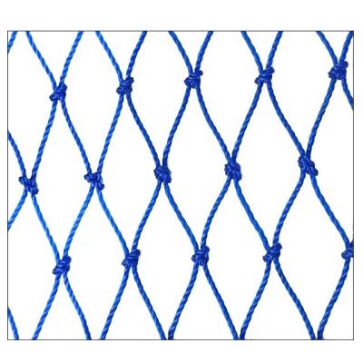 China Hot Selling Multifilament High Tenacity Polythene Twisted Take Up HDPE Knotted Netting Fishing Net for sale