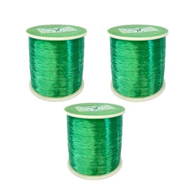 China PA Monofilament Top Selling High Tensile Green Nylon Fishing Line Spool for sale