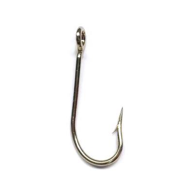 China Outdoor Fishing Fish Hook Sliver Hot Product Sales High Carbon Steel Wholesale Hook for sale