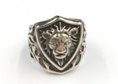 China Fashion Stainless Steel Jewelry Rings Animal Lion Design Ring For Men for sale