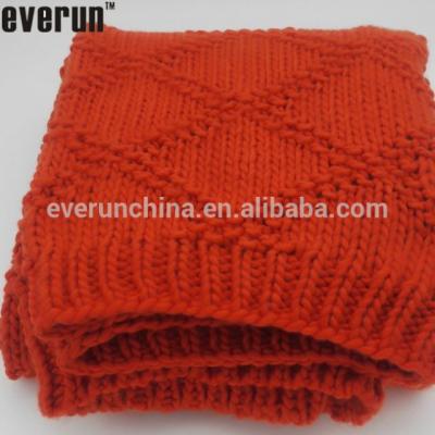 China New Technology PORTABLE USD1-2 Lower Luxury Perfect Hand Knit Like Baby Shawl Images Shawl Knitted Throw Blanket for sale