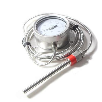 China High Quality Stainless Steel All Stainless Steel Thermometer Capillary With Clamp for sale