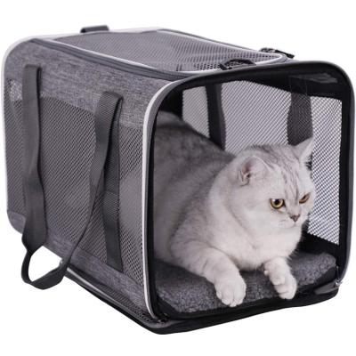 China Top Load Sustainable Pet Carrier For Small Medium Large Cats Dogs Easy To Get Cat In, Carry, Storages, Clean And Escape Proof for sale