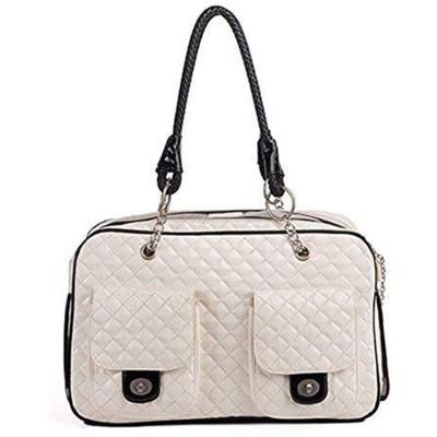 China Amazon Sustainable Top Selling Small Animal Carrier Fashionable Soft-sided Pet Carrier Purse For Travel for sale