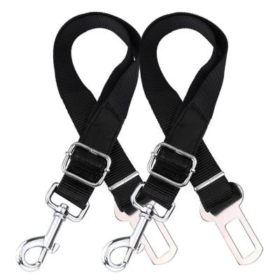 China Custom Cat Car Seat Belt Safety Adjustable Dog Leads Vehicle Seat Belt Harness for sale