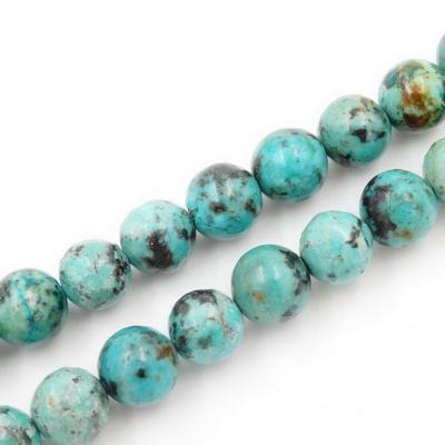 China DIY Jewelry Making Wholesale Natural Precious African Turquoise Loose Stone Beads For Jewelry Making for sale