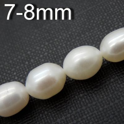 China DIY Jewelry Making Pearl Freshwater Pearls, Olive Shape, Sold Per Strand 36cm for sale