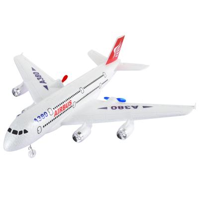 China Factory Sales 2.4G Auto Return Toy Helicopter Durable Styrofoam Airplane 110m A380 RC Model Direct Remote Control Airplane for sale