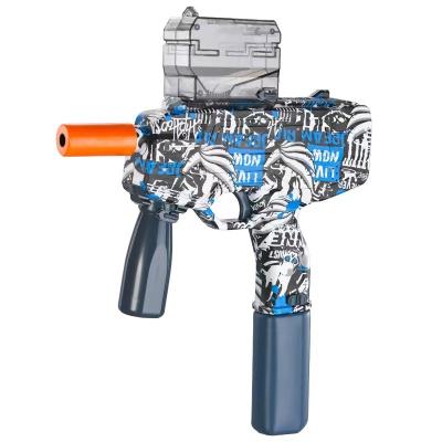 China New Summer Funny Game Design Fun and Outdoor Team Shooting Games Electric Shockwave Kitds Gel Ball Submachine Gun MP9 Soft Toys for sale