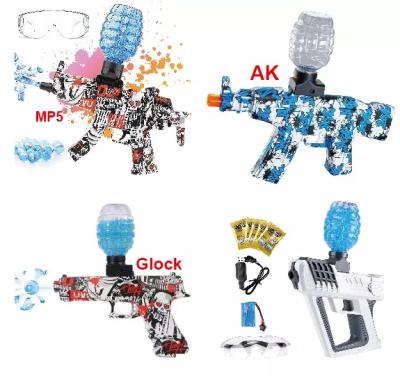 China Factory play OEM ODM m416 splatrball gel AK MP5 blaster funny gun gell summer electric splatter ball guns water bead soft weapons toy orbee bullet fire for sale