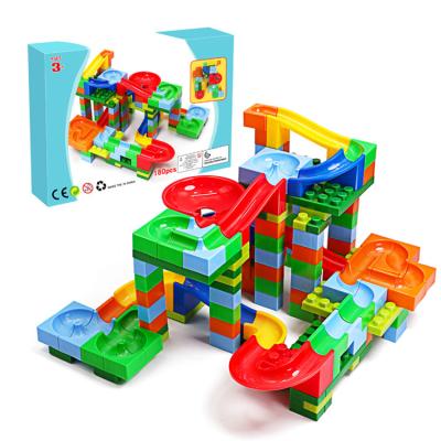 China Construction Toy Professional Design Children'S Game Diy Educational Rolling Ball Maze Building Block Toy for sale