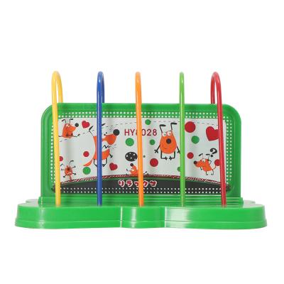 China Preschool Colorful Plastic Beads Abacus Abacus Frame Counting Calculation Teaching Toy HY8028 for sale