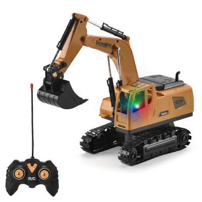 China RC Hobby 1:20 5 Channel Crawler Excavator Construction Toy RC Engineering Vehicle Remote Control Toy with Light for sale