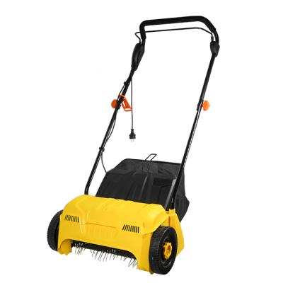 China 30L Garden Tool Lawn Thatcher and Aerator Hand Push Mower Aerator Machine Electric Scarifying Garden for sale