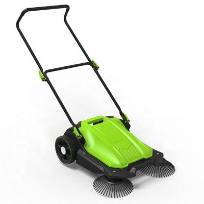 China Factory Hand Push Mechanical Floor Cleaning 670mm Manual Road Sweeper For Home And Garden Use for sale