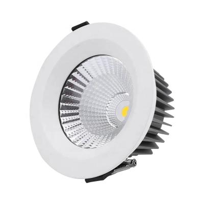 China Aluminum Warm White LED Downlight Range 6W-24W >50 000 Hours Lifespan >80 CRI for sale