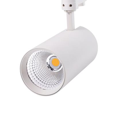 China White LED Track Light Fixtures 3000K/4000K/6000K Color Temperature IP20 Rated >80 CRI for sale