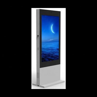 China Advertising TV Display Screen 55 Inch Wifi Connect Screen Ip55 56 Waterproof Digital Signage Kiosk LCD Outdoor Advertising Display for sale