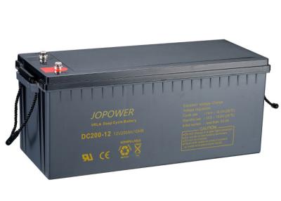 China 12 Volts VRLA Deep Cycle Battery 200Ah for Solar Power Off Grid Systems for sale