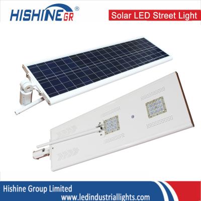 China Solar LED Street Lights Fixtures , White LED Bulbs 120 Degree Beam Angle for sale